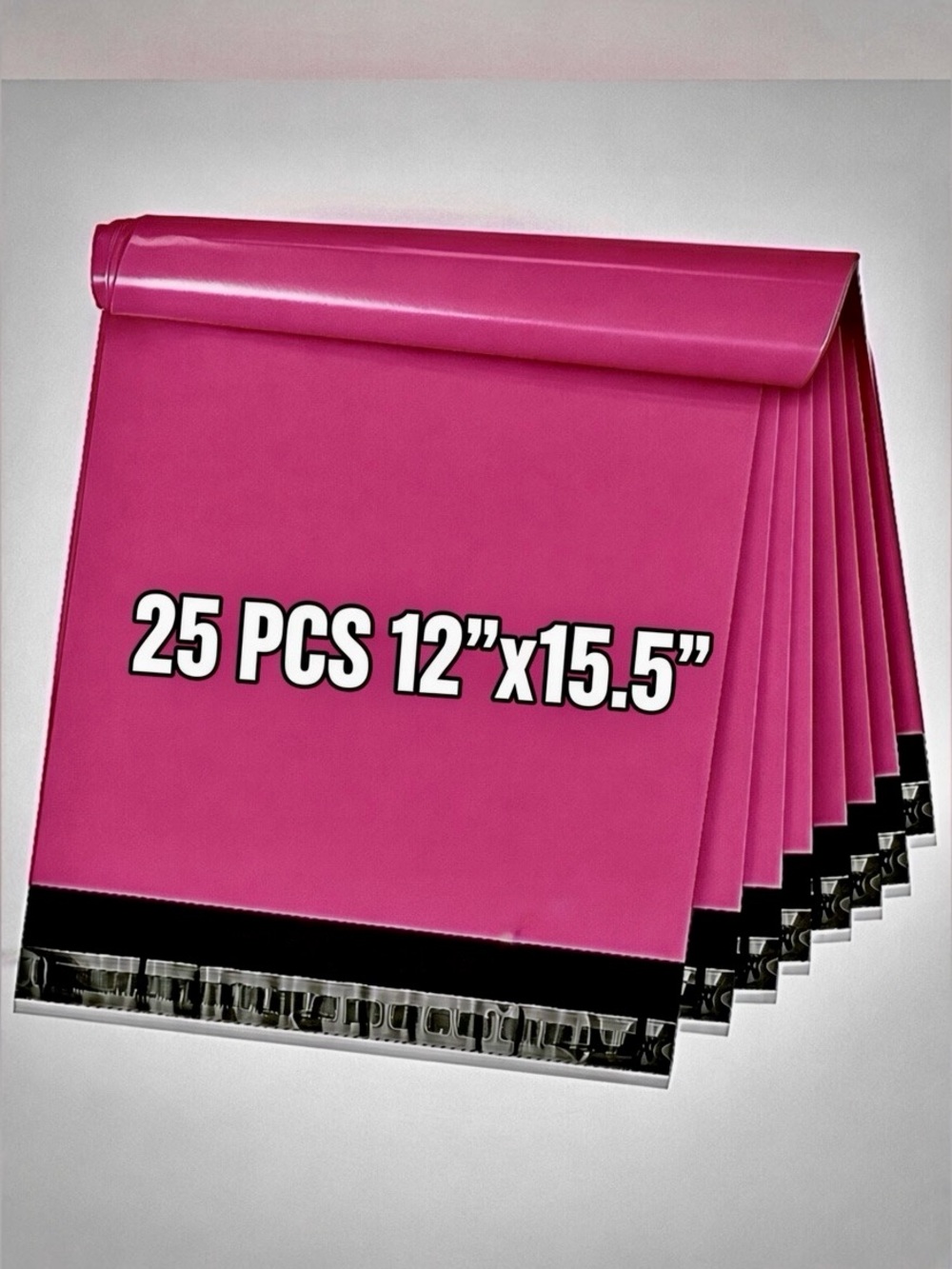 250PC Bundle ~25 L Poly Mailers, 25 Cards & 200 L Stickers - Picture 2 of 5